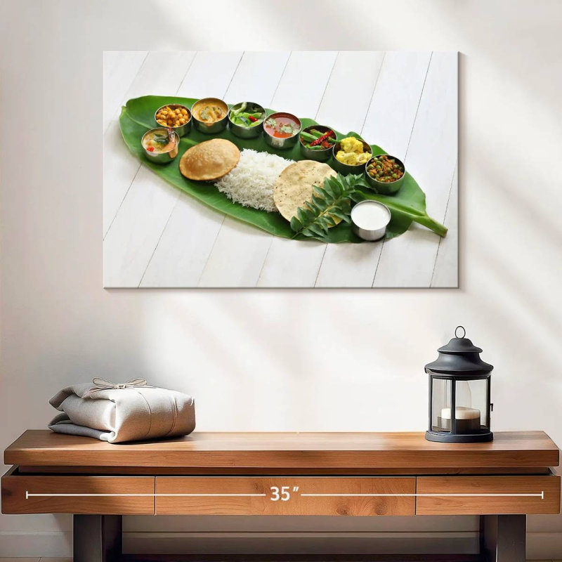 Yarlin South Indian Cuisine, H 16 po x l 24 po