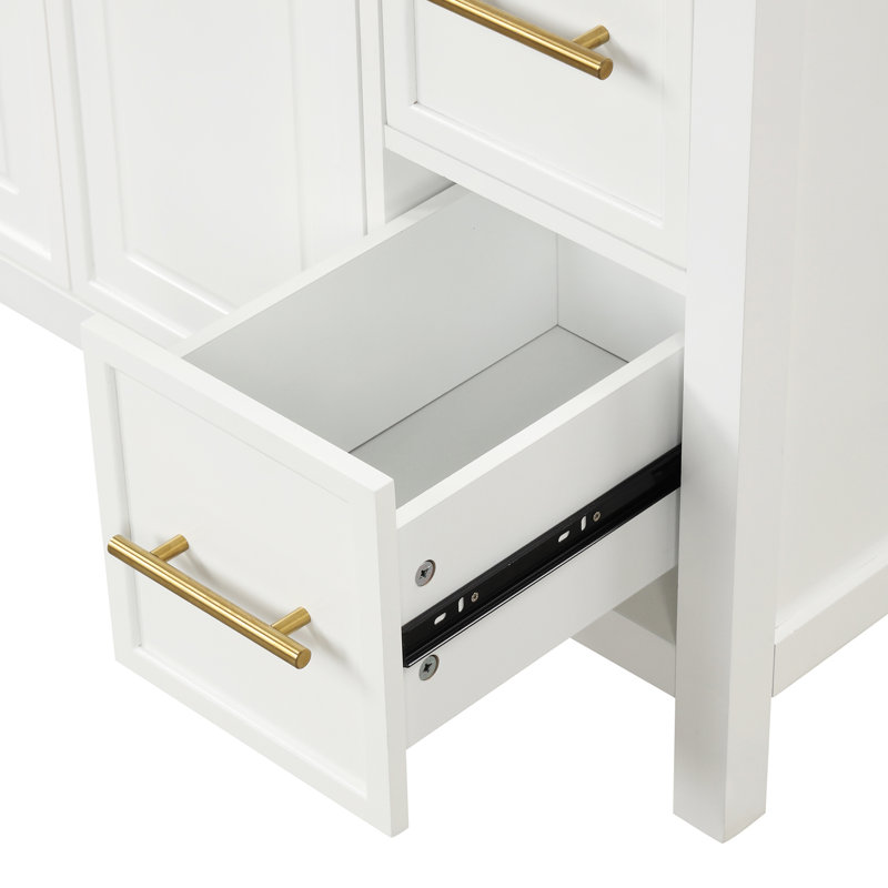 36'' Single Bathroom Vanity with Ceramic Top