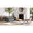 Sideboard ,Rustic Finish, Solid Mango Wood, Iron Legs, Black