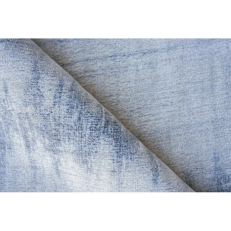 Chroma Chevron Area Rug in Light Blue, Rectangle 8' x 10'