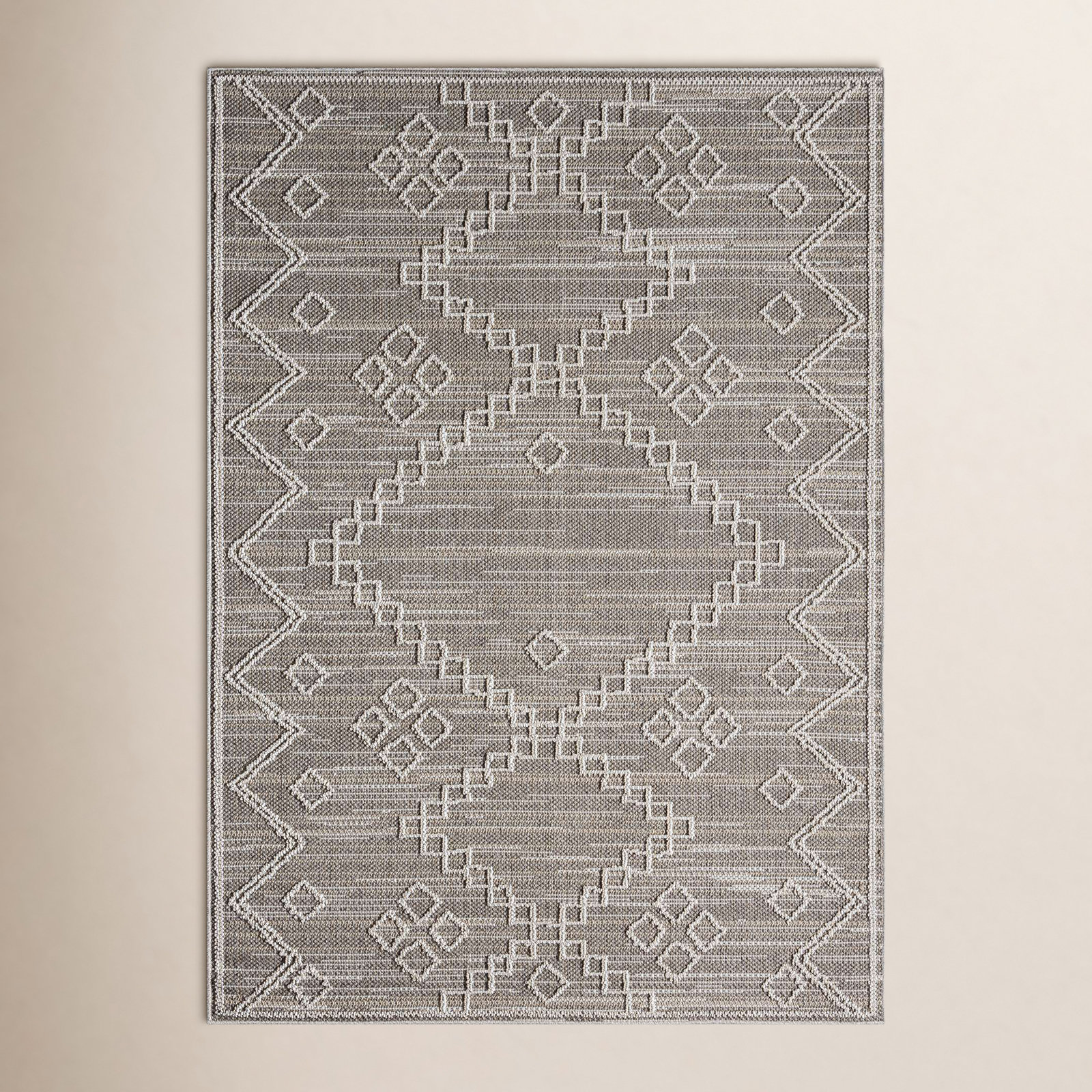 Cristine Outdoor Rug, Rectangle 6'7" x 9'4"