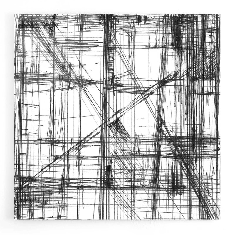 'Intersect II' by Ethan Harper, Acrylic Glass Wall Art, 12" H x 12" W x 0.12" D
