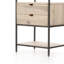 Trey Aasmin Bookshelf - Black Wash Poplar-1110411509