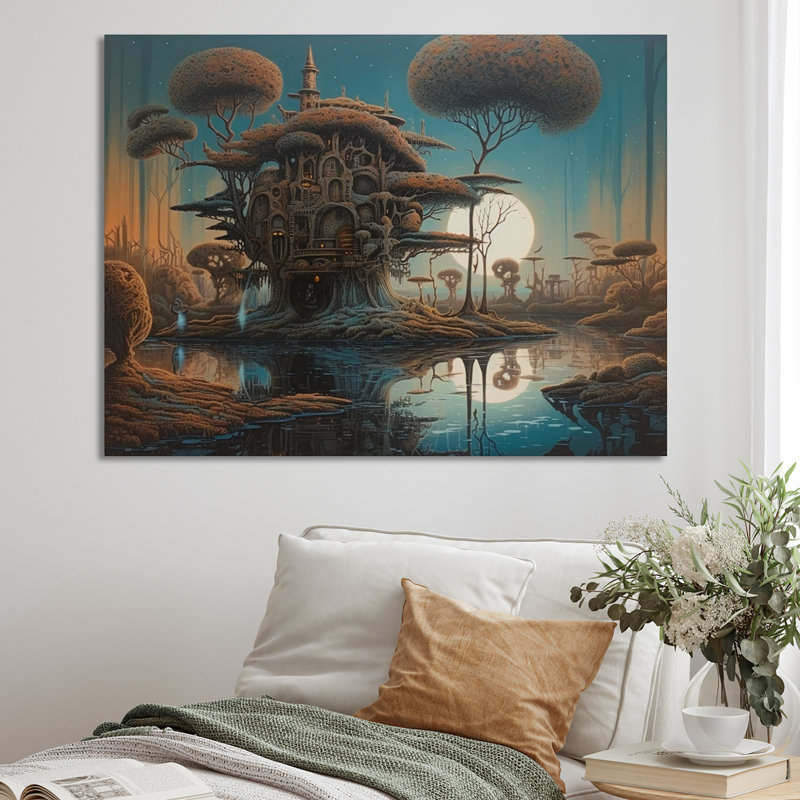 " Surreal Landscape I ", 12'' H x 20'' W x 1" D