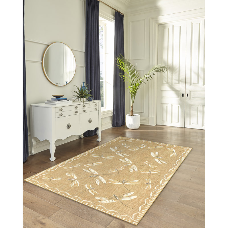 Tapis intérieur / extérieur sable foncé Thorsen, Rectangle 6 pi 6 po x 9 pi 4 po