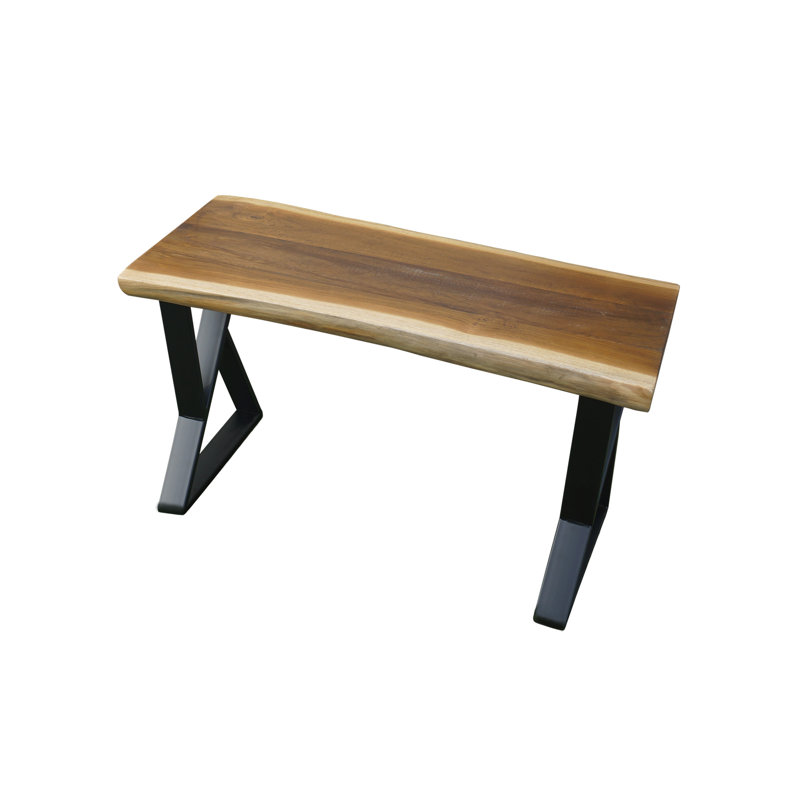 Bigler Outdoor Bench, 18" H x 31.5" W x 13.8" D