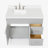 Hamlet 43'' Single Bathroom Vanity with White Quartz Top-94350838