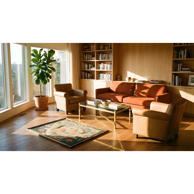 Art textuel antique sur toile