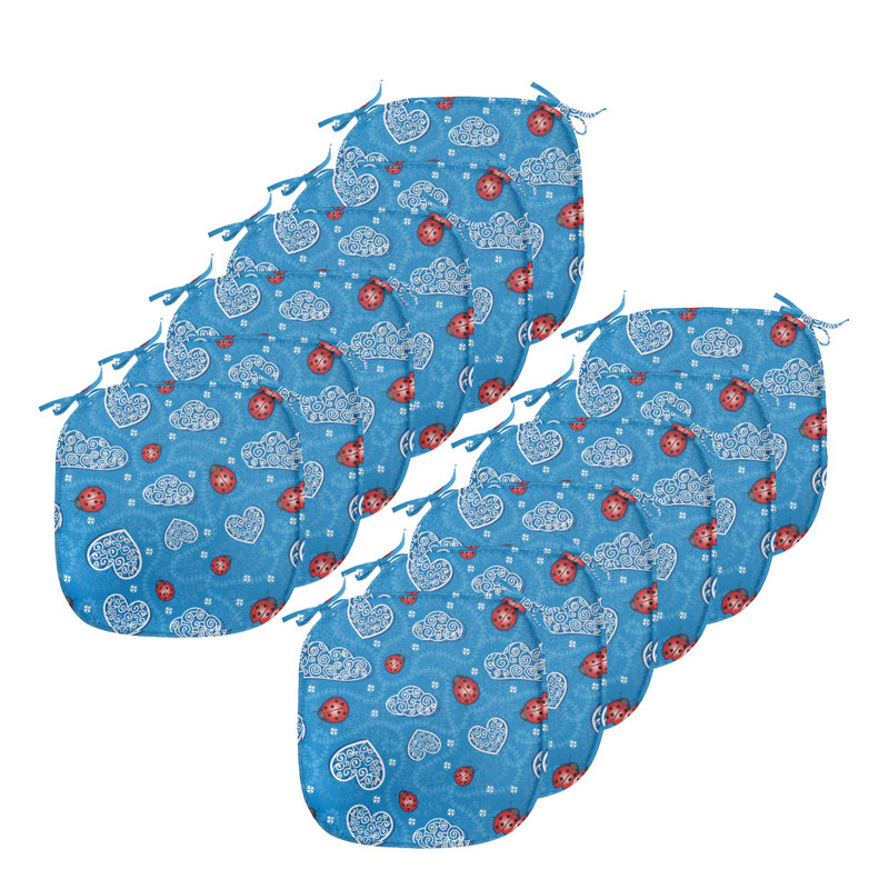 Ladybugs Chair Pad Cushion