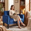 Upholstered Armchair-1402647784