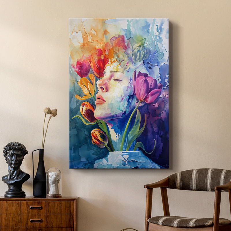 FLORAL Series DCCCX -Custom Wrapped Gallery Cavas