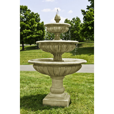 Fontaine à 3 niveaux en béton longvue