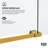 Elan 56-60" W x 76" H Sliding Frameless Shower Door with 3/8" Clear Glass-98714456