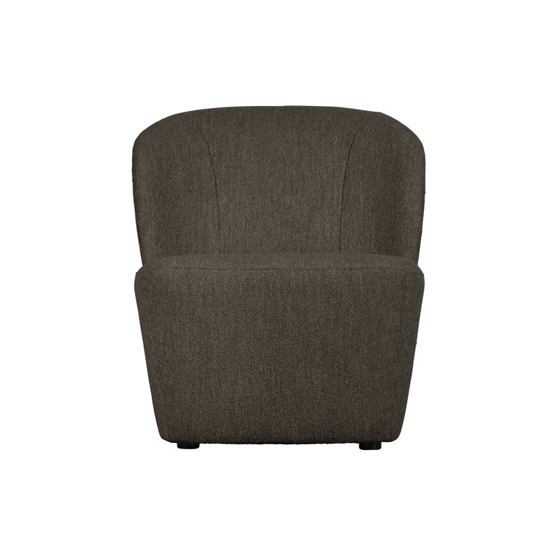 Tub chair, Bouclé Grey