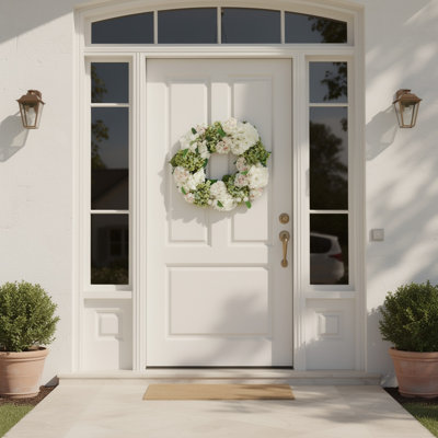 23" Hydrangea Spring Wreath