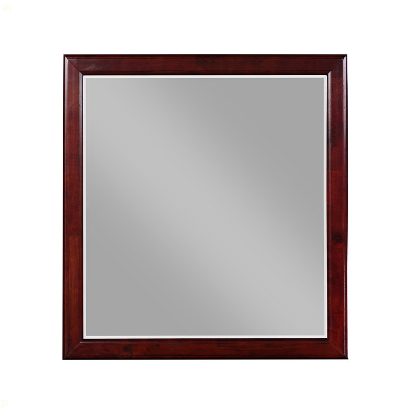 Miroir Louis Philippe gris foncé, Gris foncé, 38,03 po x 36,03 po
