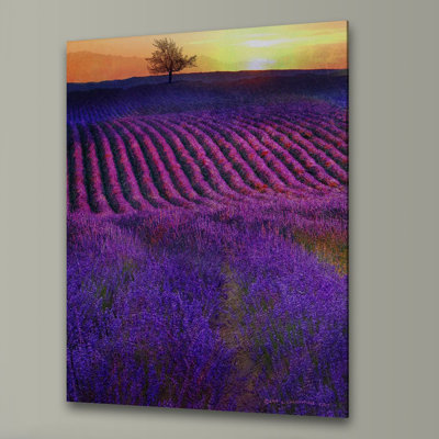 « highs lavandes » par chris, reproduction d’art sur toile tendue