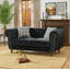 Canapé 67 po en tissu d'ameublement Chesterfield-1712768169