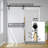 Manufactured Paneled Barn Door with Installation Hardware Kit-88681066