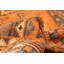 Tapis orange brûlé Melis 4 pi 9 po x 8 pi 8 po