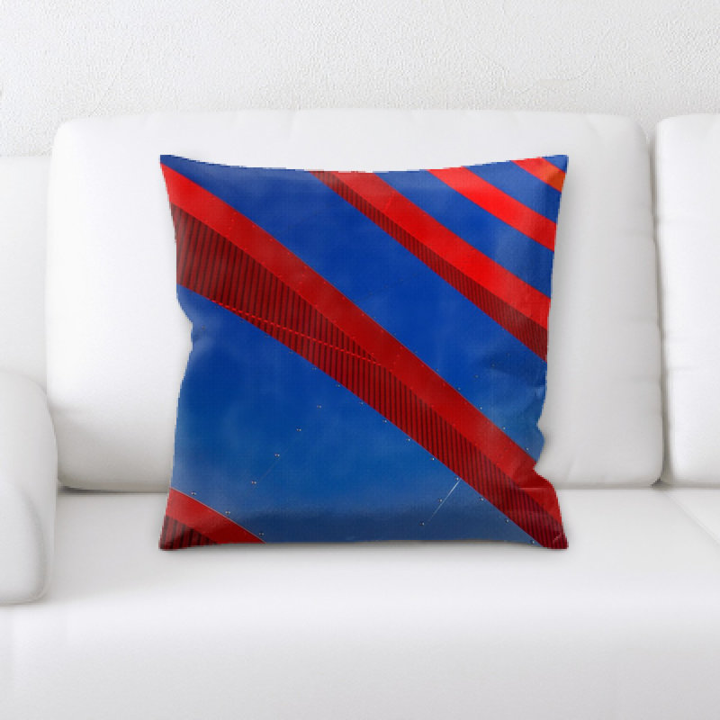 Microsuede Reversible Throw Pillow