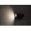 Applique murale cylindrique d'extérieur moderne 9 pouces, base E26, lumières de patio noir mat-171443924