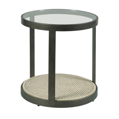 Table de bout ronde en béton Frentz