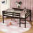 Full Size Loft Bed - Crafted From Rubber Wood With Resilient Long-Term Use