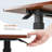 Multi-Function Adjustable and Movable Overbed Table with Hidden Casters-255647932
