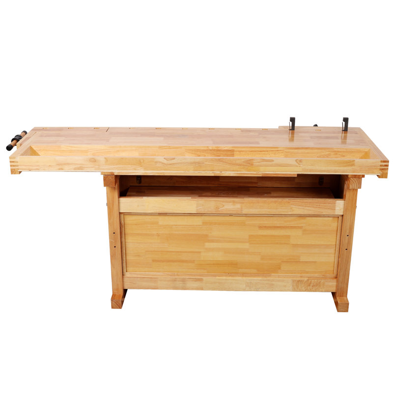 Établi de travail robuste avec rangement