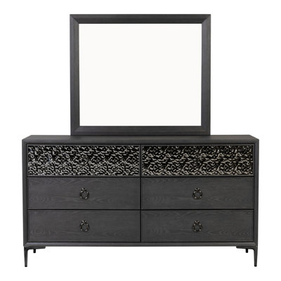 wayfair black dresser with mirror Black Large Dressers & Chests You'll Love