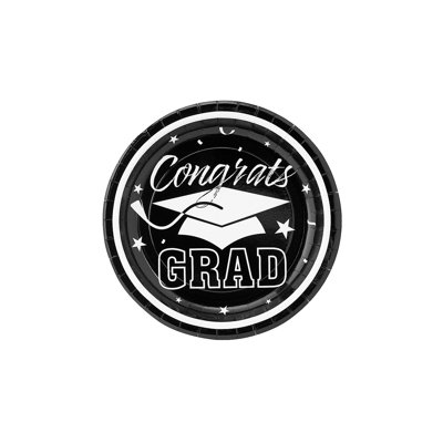 Disposable Paper Graduation Dessert Plate