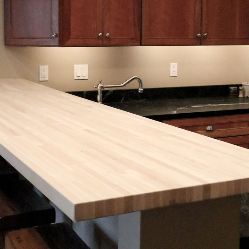 48'' W Birch Wood Top Workbench Top