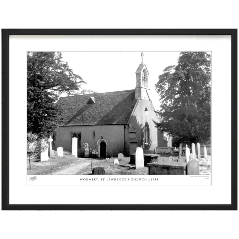 Wormley, St Lawrence's Church C1955 by Francis Frith - Single Picture Frame Print, 45cm H x 60cm W x 2.3cm D