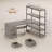 L-Shaped Executive Desk with Power Outlet-1142433688