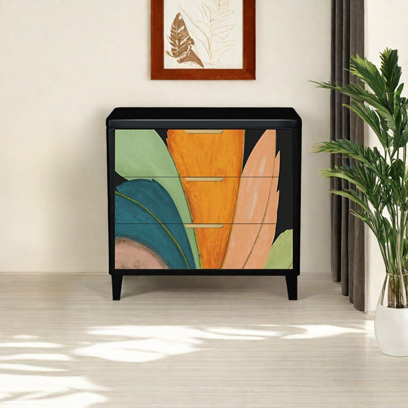 Simple Painted Decorative Cabinet