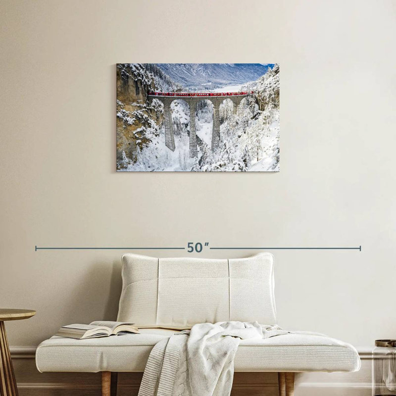 Viaduc Kavia Snowy Landwasser, H 20 po x l 30 po