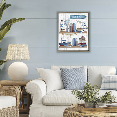 Livres nautiques sur cadre flottant, design par Emma Leach