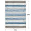 Tapis rayé bleu Hornersville-1677332791