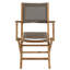 Woehler Folding Patio Dining Armchair with Cushion