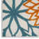 Armone Machine Woven Floral Indoor / Outdoor Area Rug