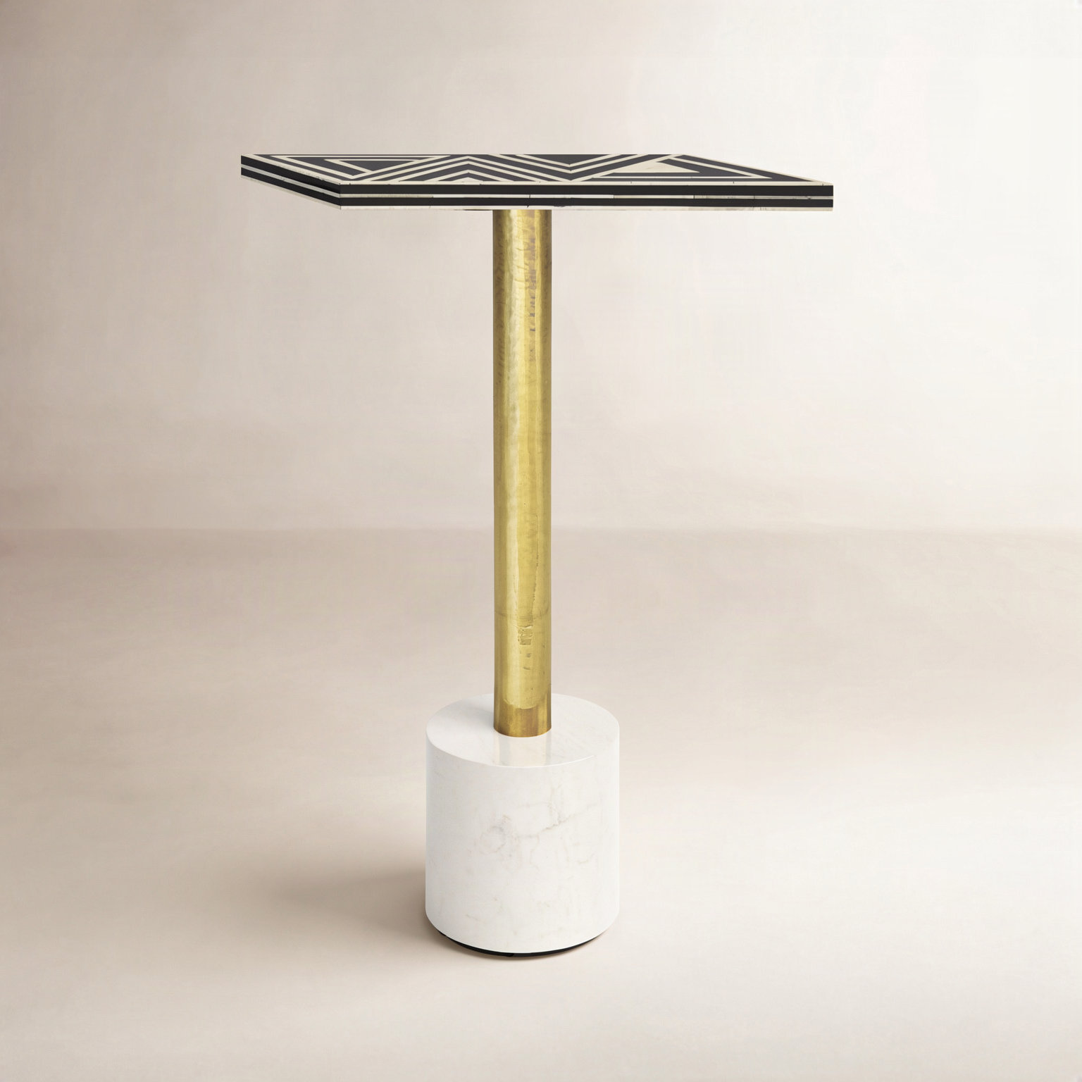 Gillian 15" Bone Inlay End Table