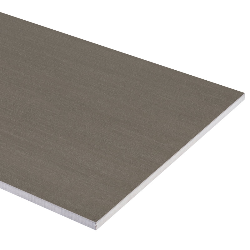Refinery Semi-Polished 12" x 24" Porcelain Wall & Floor Tile, Shadow