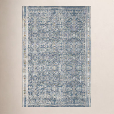 Davana Ocean Geometric Outdoor Rug