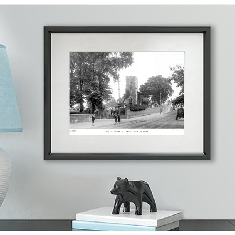 Gravesend, Milton Church 1902 - Single Picture Frame Print, 40cm H x 50cm W x 2.3cm D
