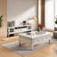 Table basse spacieuse et élégante en bois