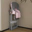 Home Repas et voyage Utilisation Chaise haute réglable pour bébé classique rose pliable convient aux enfants de 0 à 6 ans
