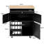 Ayoka Wood Kitchen Island