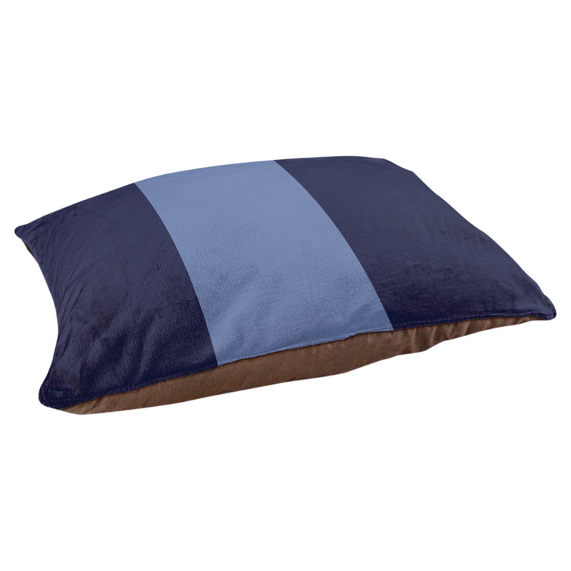 Oreiller rectangulaire Bousson, Grand (L 40 po x l 50 po), Bleu basketball / bleu basketball / bleu marine ba