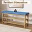Banc de rangement pour chaussures Elegant-451234529